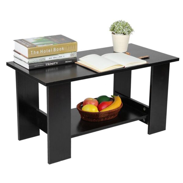 Multi Function Coffee Table Living Room Furniture Modern Design Livingroom Decor Black - Image 10