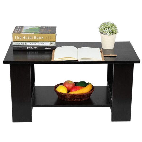 Multi Function Coffee Table Living Room Furniture Modern Design Livingroom Decor Black - Image 8