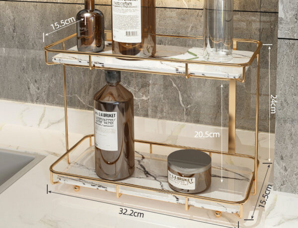 Light Luxury Bathroom Shelf - Image 6