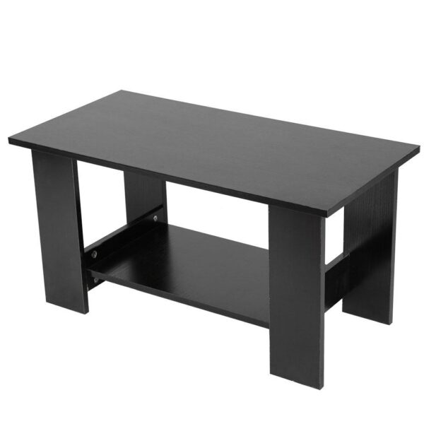 Multi Function Coffee Table Living Room Furniture Modern Design Livingroom Decor Black - Image 3