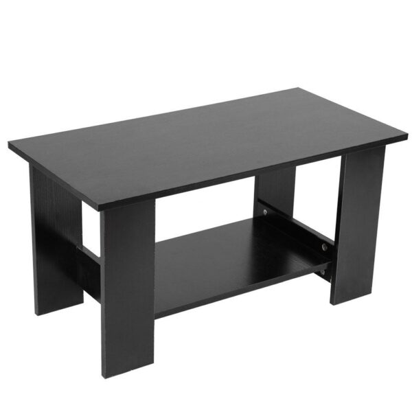 Multi Function Coffee Table Living Room Furniture Modern Design Livingroom Decor Black - Image 4