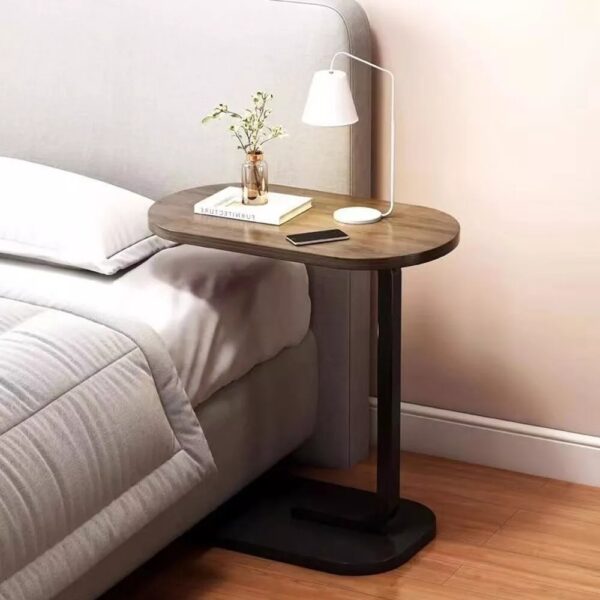 Small C-shaped Table End Table For Sofa Side Table Nightstand For Bedroom Modern - Image 5