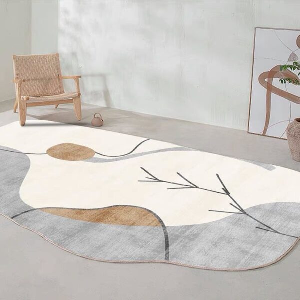 Shaped Irregular Carpet Living Room Coffee Table - Image 2