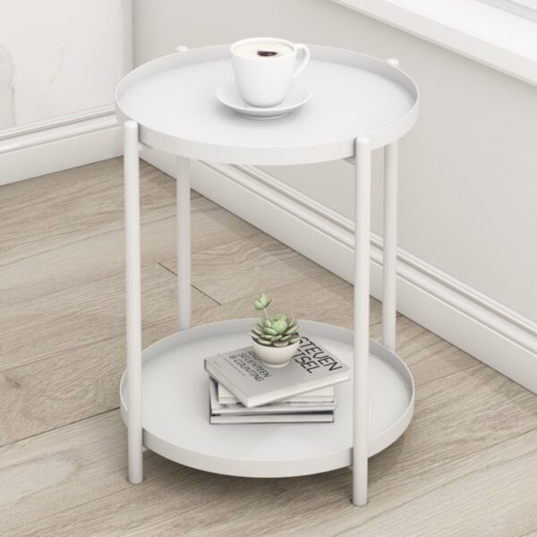 Nordic Small Coffee Table Bedroom Shelf - Image 10