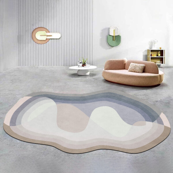 Shaped Irregular Carpet Living Room Coffee Table - Image 3