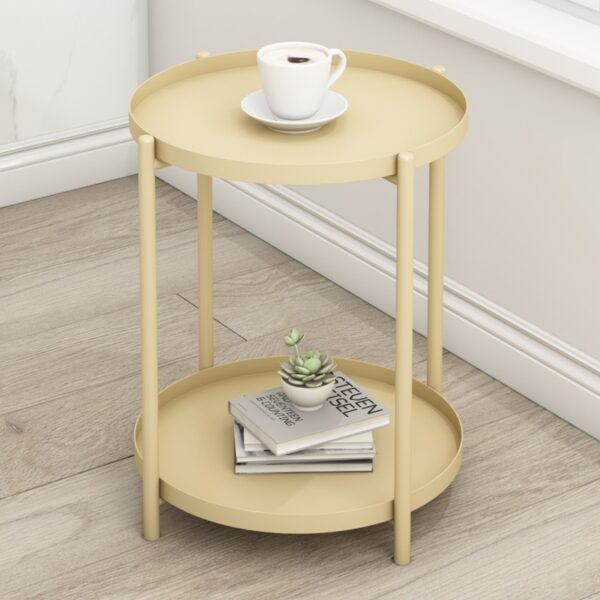 Nordic Small Coffee Table Bedroom Shelf - Image 9