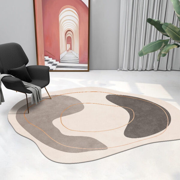 Shaped Irregular Carpet Living Room Coffee Table - Image 6